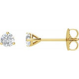 14K Yellow Gold 1/2 CTW Natural Diamond Stud Earrings