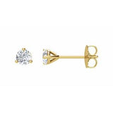 14K Yellow Gold 1/5 CTW Natural Diamond Stud Earrings