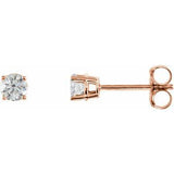 14K Rose Gold 1/3 CTW Natural Diamond Earrings
