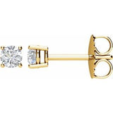 14K Yellow Gold 1/4 CTW Natural Diamond Earrings