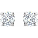 14K White Gold 1/5 CTW Natural Diamond Earrings